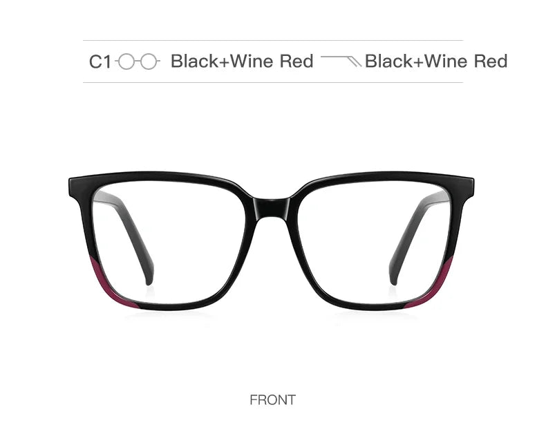 Stylish Women's Square Frame Anti-Blue Light Glasses