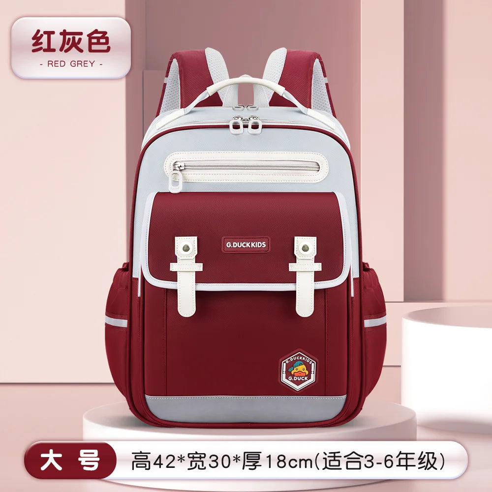 Ergonomic Kids Backpack for Grades 1-6 | Large Capacity School Bag
