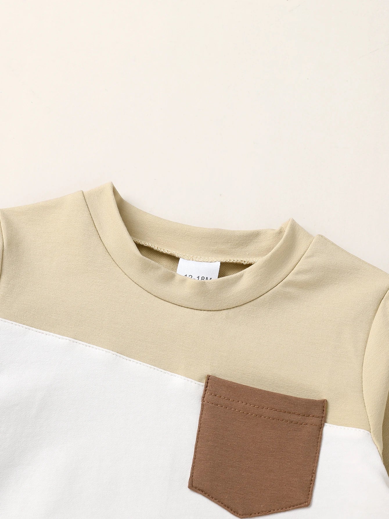 Baby Boy Clothes Set | Trendy Color Block Sweatshirt & Harem Pants