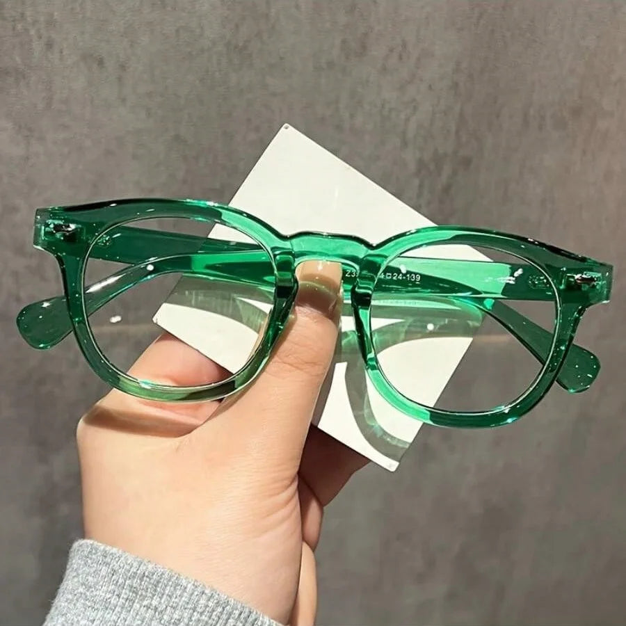 Men's Retro Round Frame Glasses | Trendy Ultra-Light Design