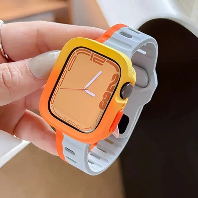Silicone Case and Strap for Apple Watch | Stylish & Durable