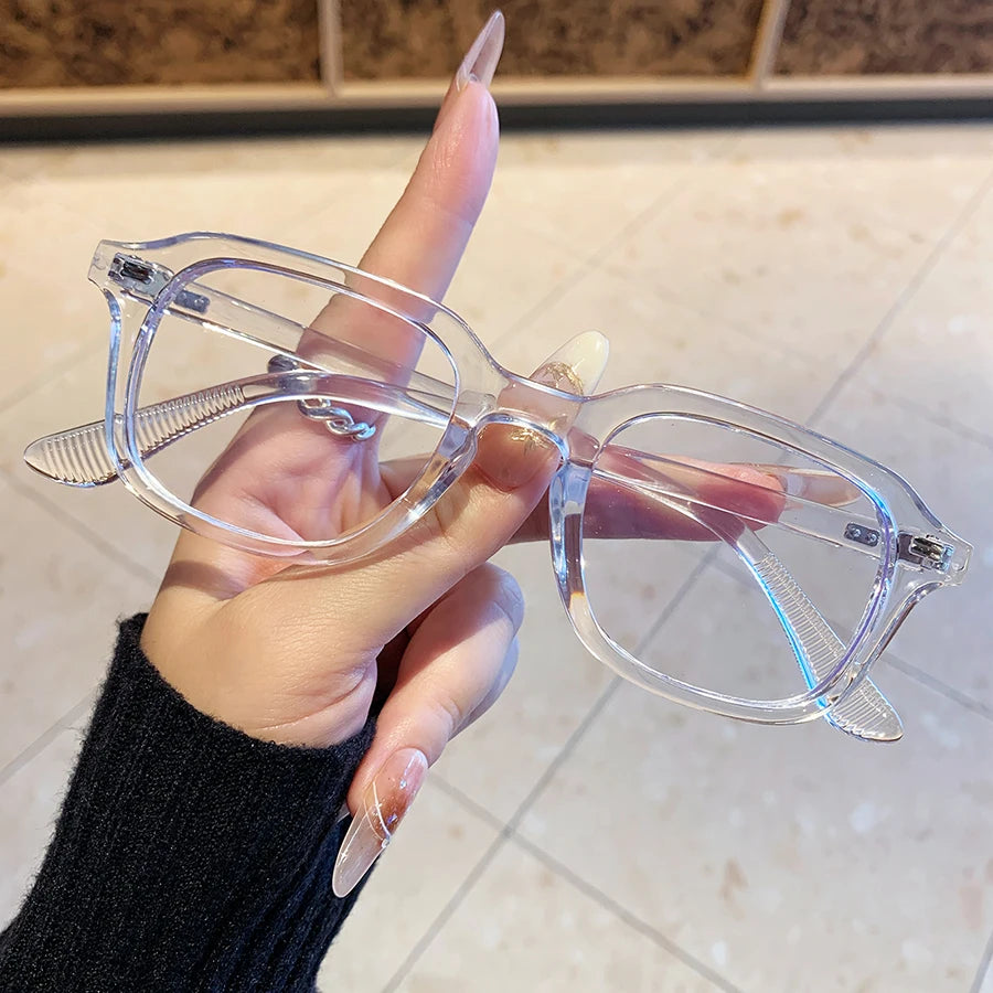 Stylish Women's Square Frame Glasses | Vibrant Rainbow Design