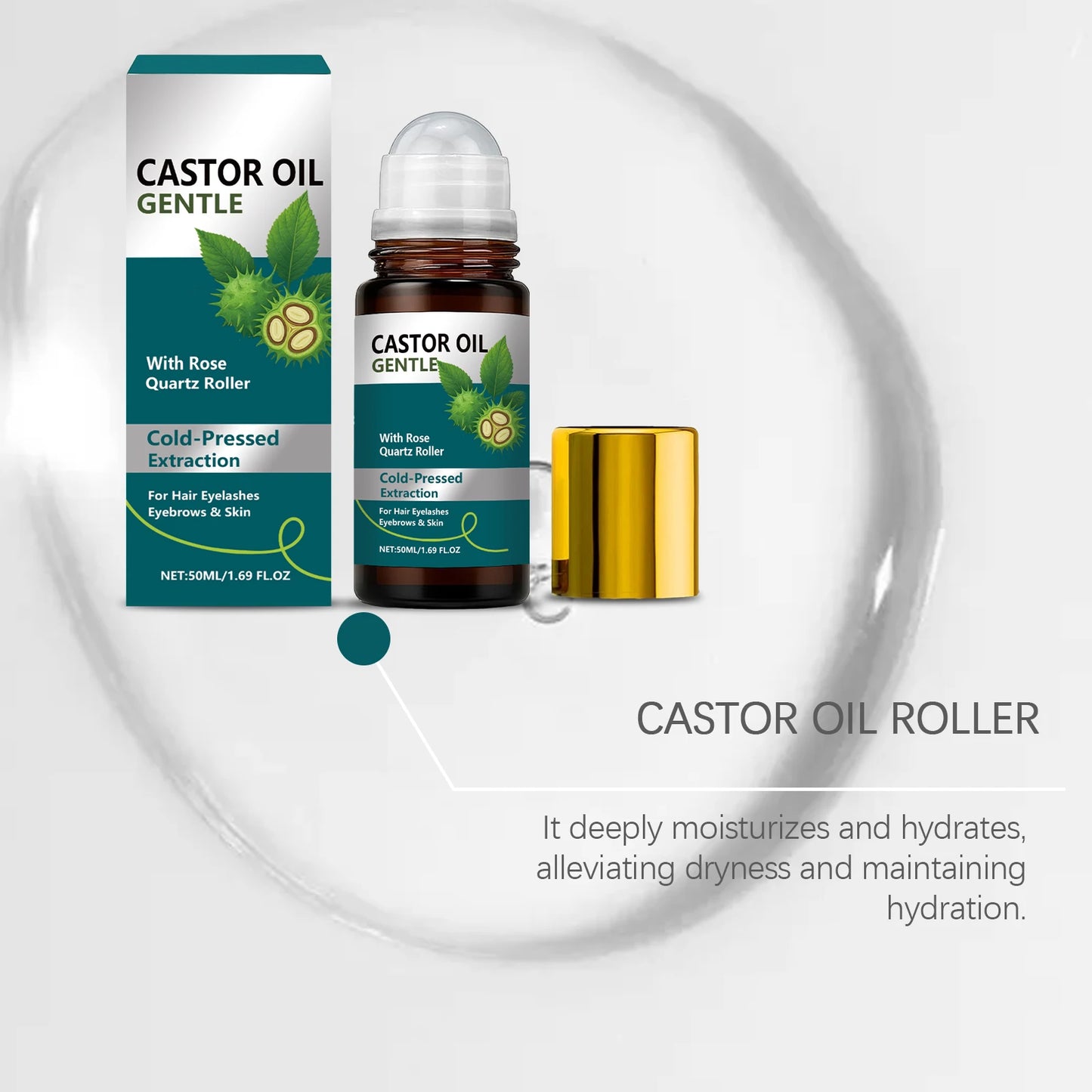 Natural Castor Oil for Hair & Skin | Deep Hydration & Growth