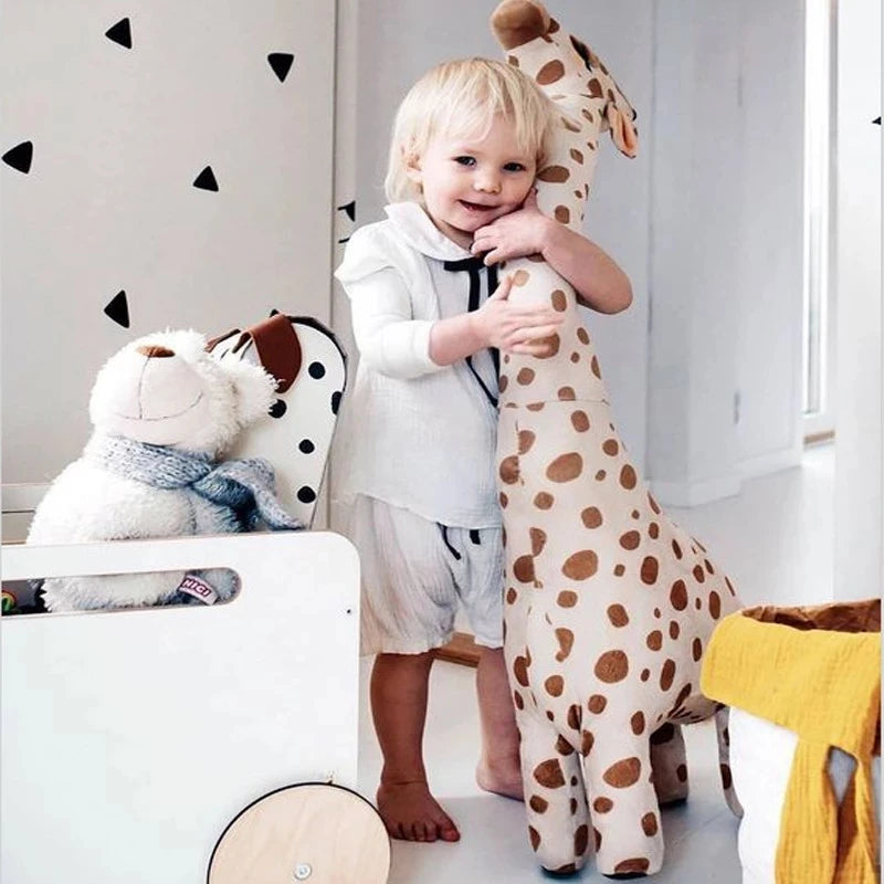 Big Plush Giraffe Toy | Soft Stuffed Doll for Kids' Gifts