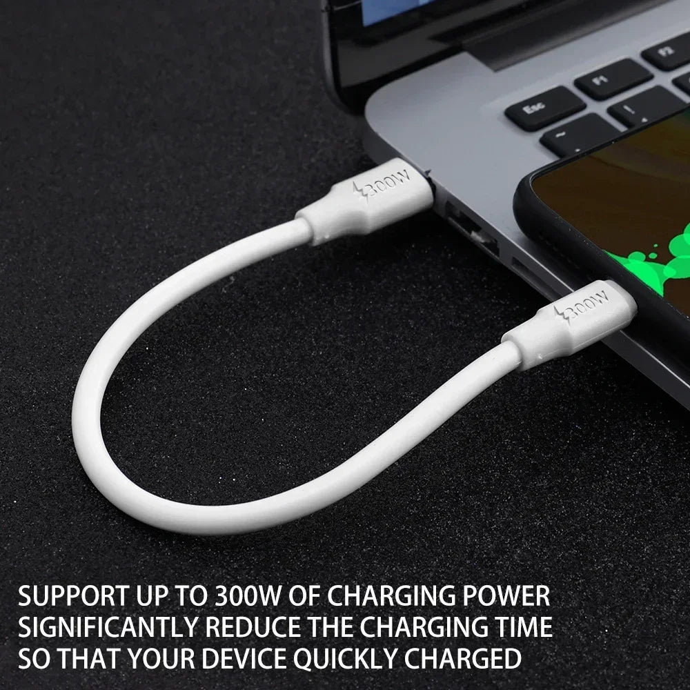 300W Super Fast Charging USB Type C Data Cable | Universal Compatibility