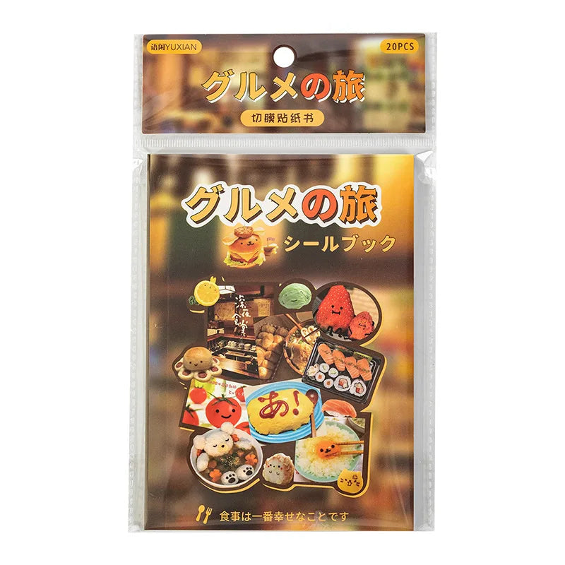 Kawaii Die-Cutting Sticker Book | DIY Lotus Picking Scrapbook Décor