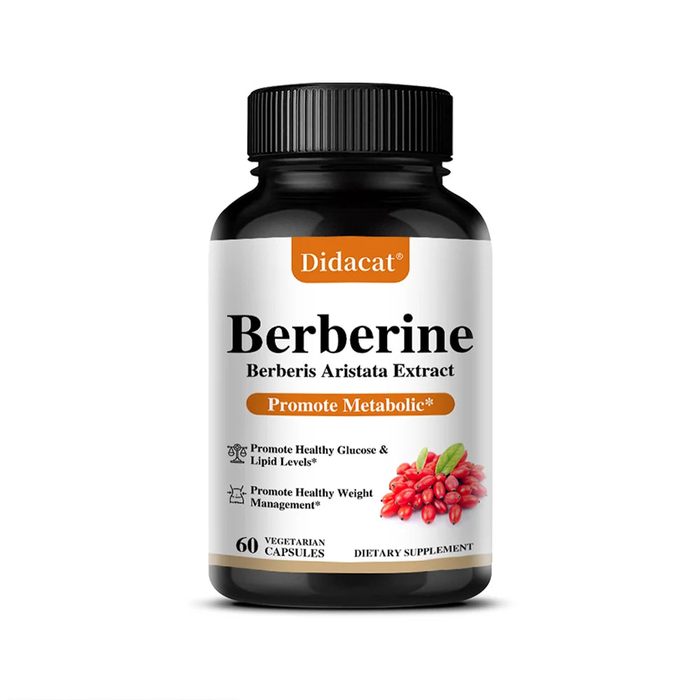 Berberine 500 Mg Supplement | Supports Metabolism & Blood Health