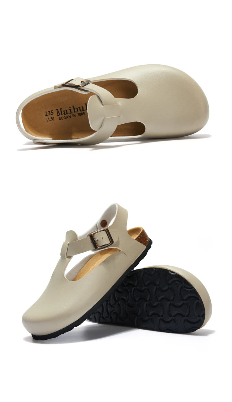Summer Women's Gladiator Cork Sandals | Casual Buckle Straps