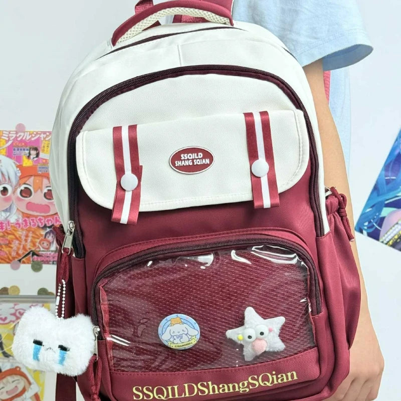 Cute Japanese Style Versatile Backpack | Fashionable Double Shoulder Bag
