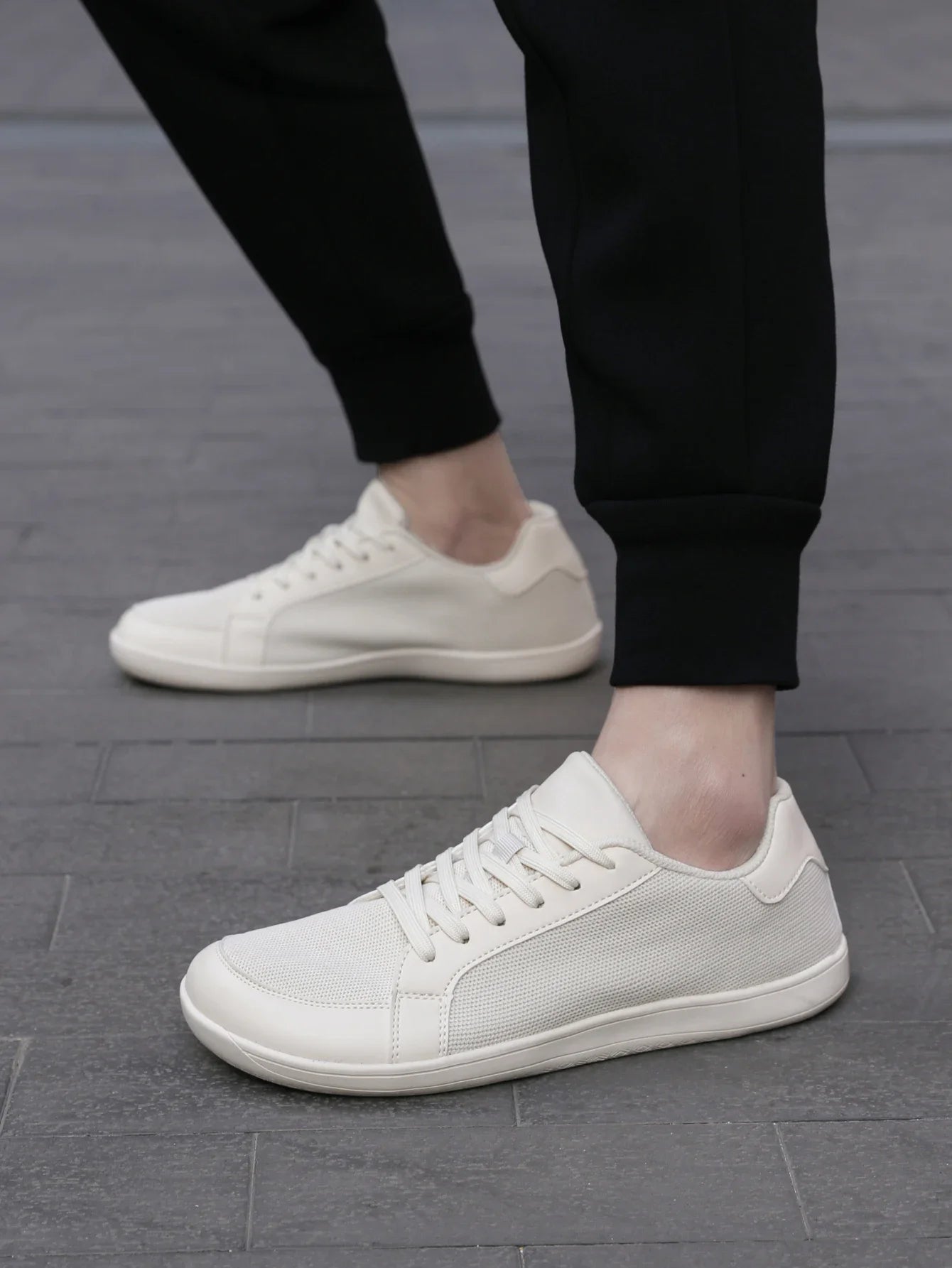 Men's Barefoot Wide Toe Box Walking Shoes Extra Width Minimalist Shoes Breathable Zero Drop Comfortable Shoes Fashion Sneakers