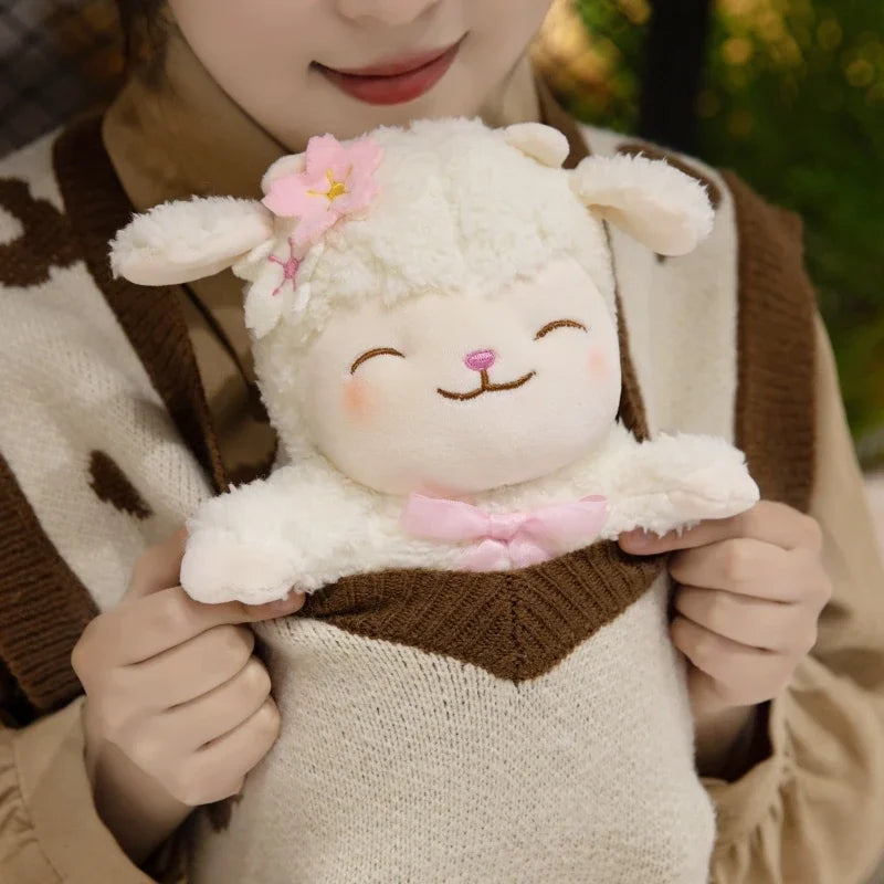 Cute Soft Sheep Plush Doll | Adorable Hugging Gift for Kids