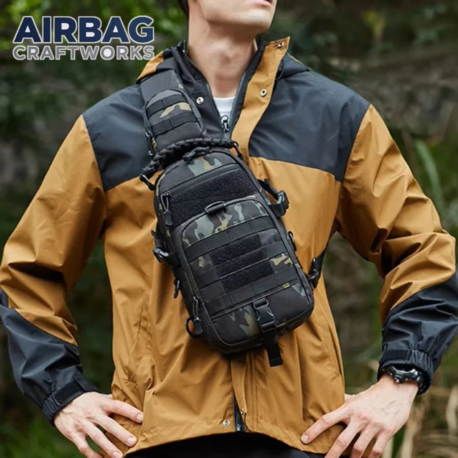 Tactical Men's Camping Chest Bag | Versatile Outdoors Sling Backpack