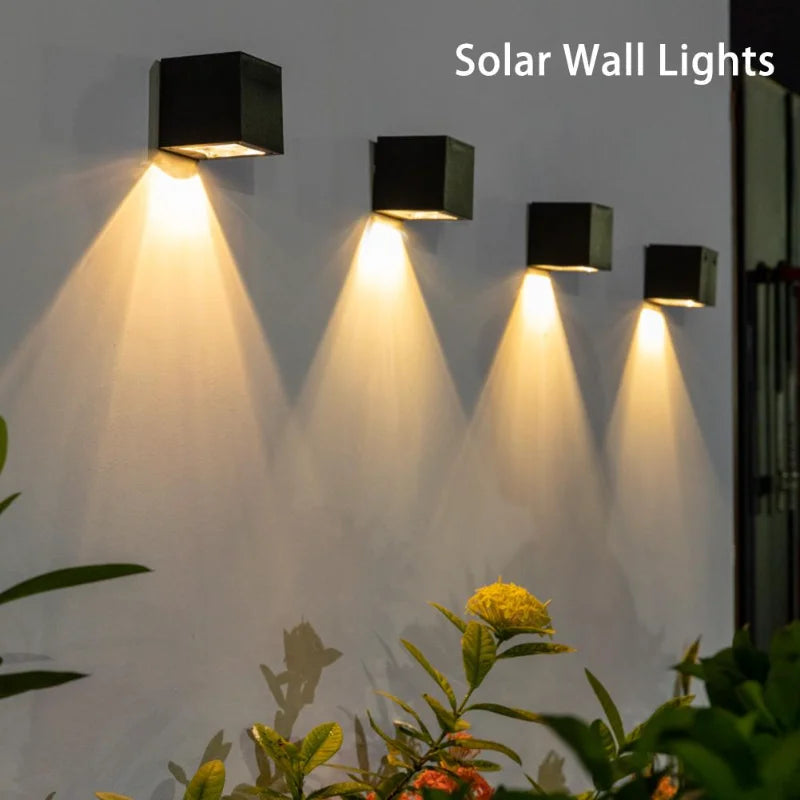 LED Solar Outdoor Wall Lamp | Eco-Friendly Garden Lighting