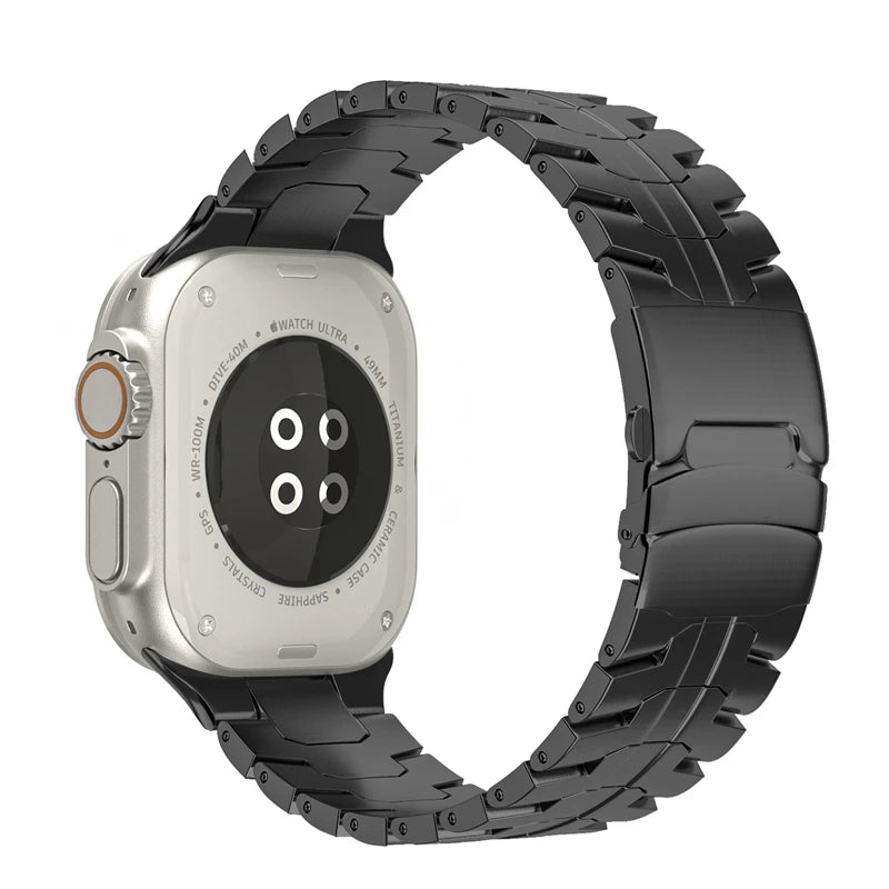 Titanium Color Metal Strap for Apple Watch | Premium Quality Band