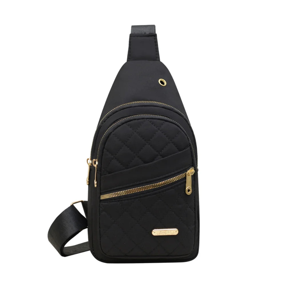 Waterproof Chest Bag for Women | Fashionable Anti-Theft Sling Backpack