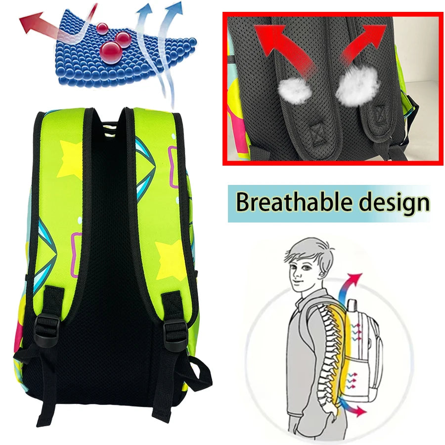 Trendy Street-Style Backpack | Large-Capacity Travel Bag