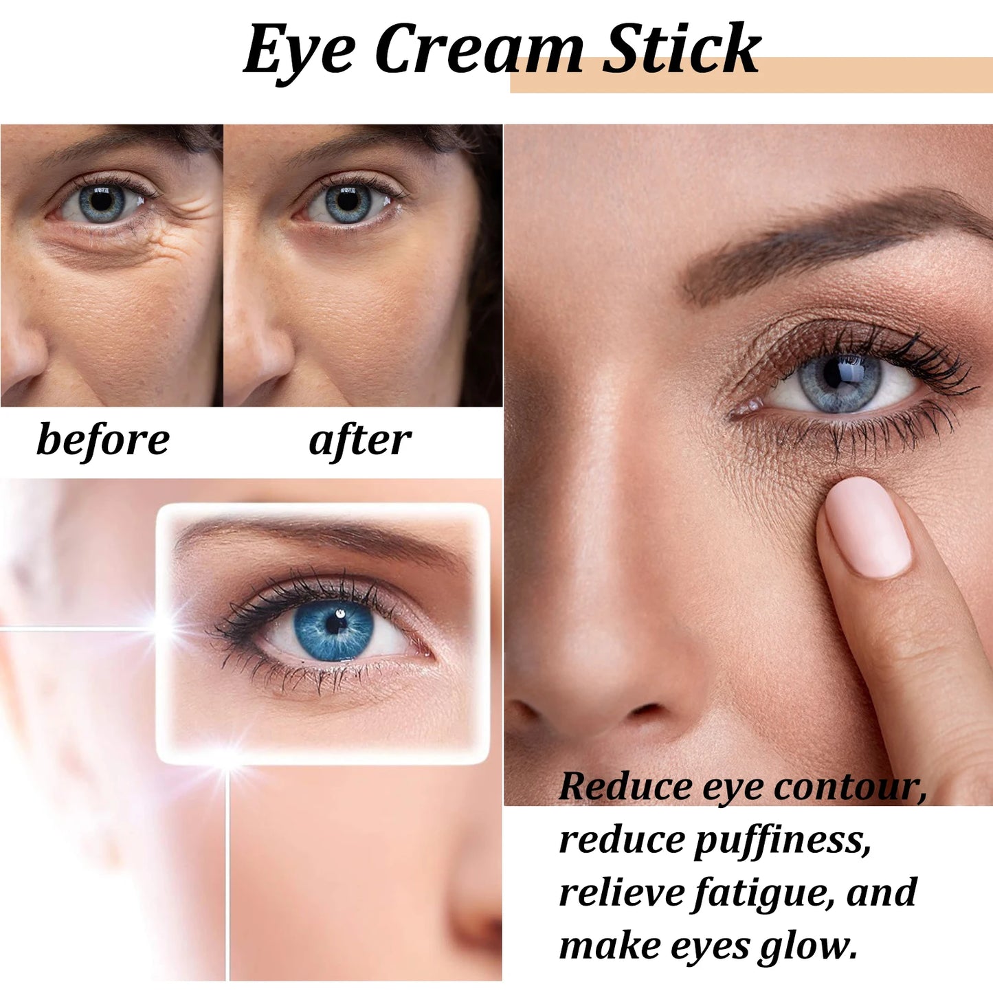 Snail Eye Cream Stick | Anti-Aging Moisturizer for Dark Circles