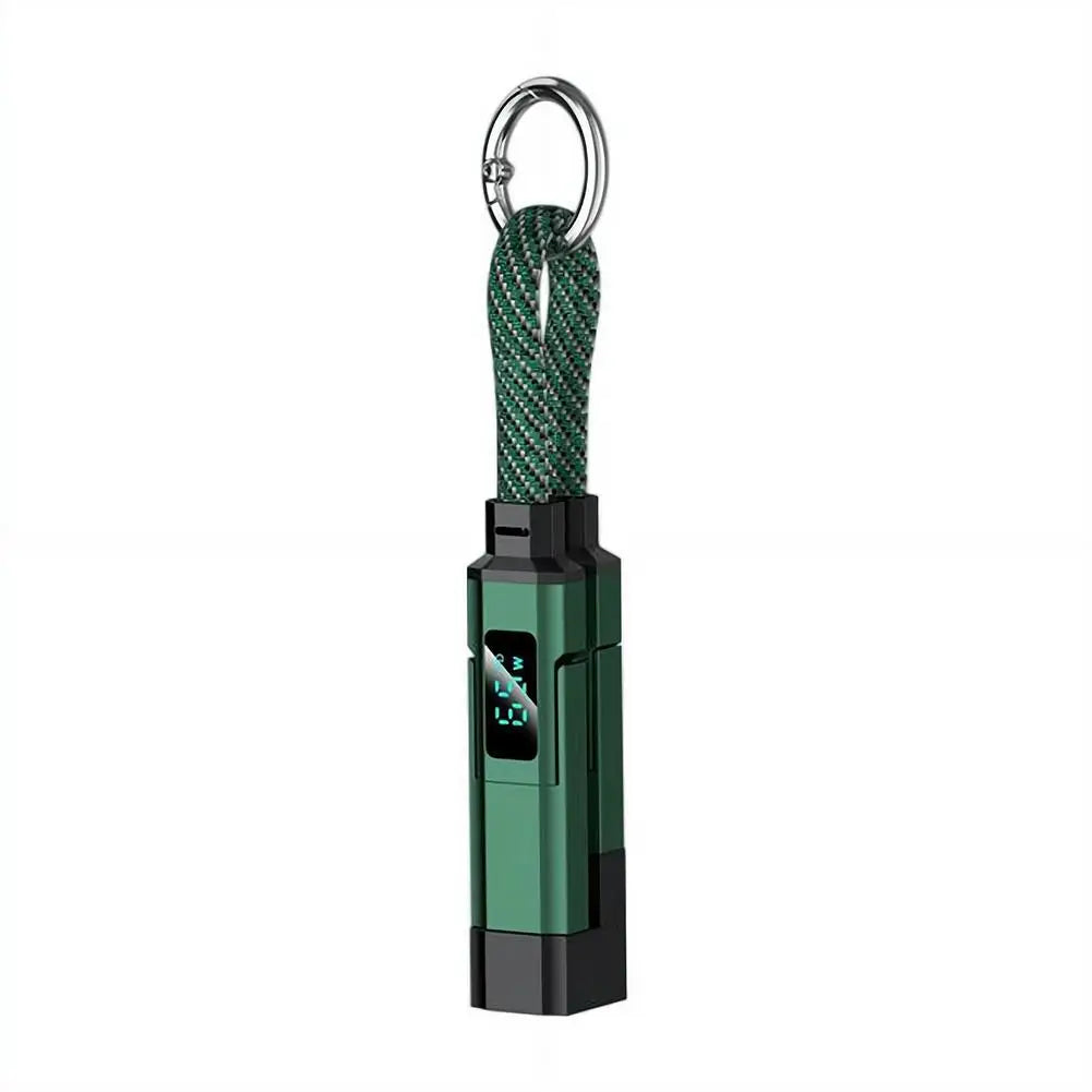 4 in 1 Keychain Charging Cable | Versatile USB C Cable with Display