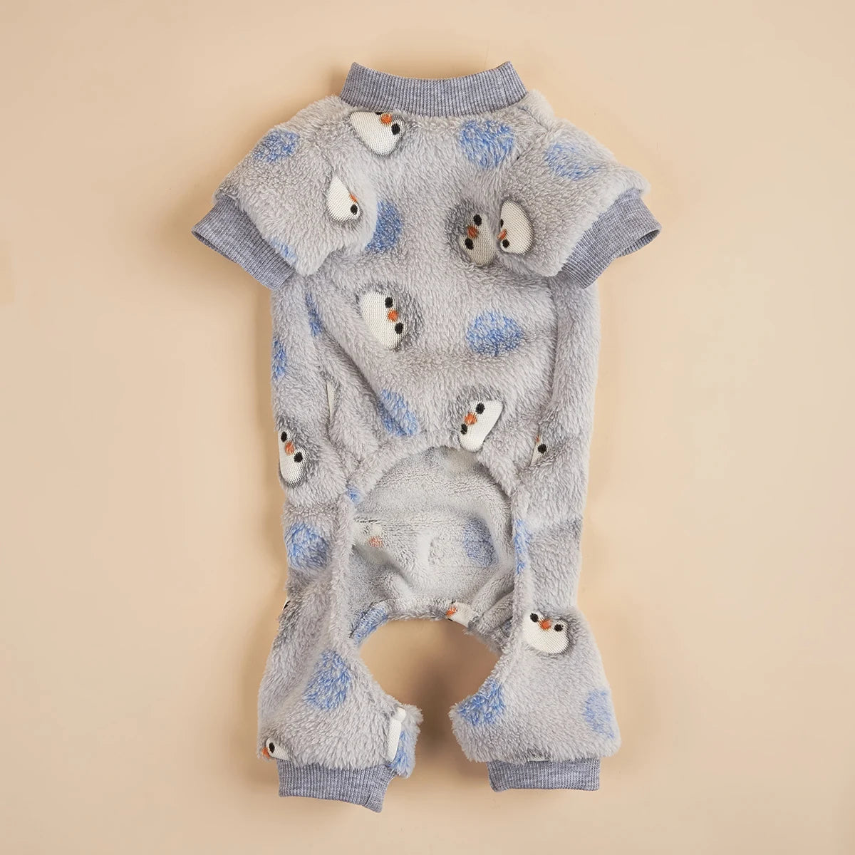 Cozy Winter Dog Pajamas for Small Dogs | Fleece Pajamas for Puppies