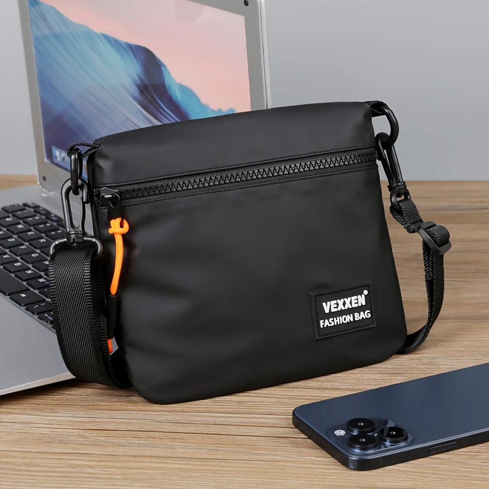 Trendy Unisex Multi-Layer Crossbody Bag | Water-Resistant Style