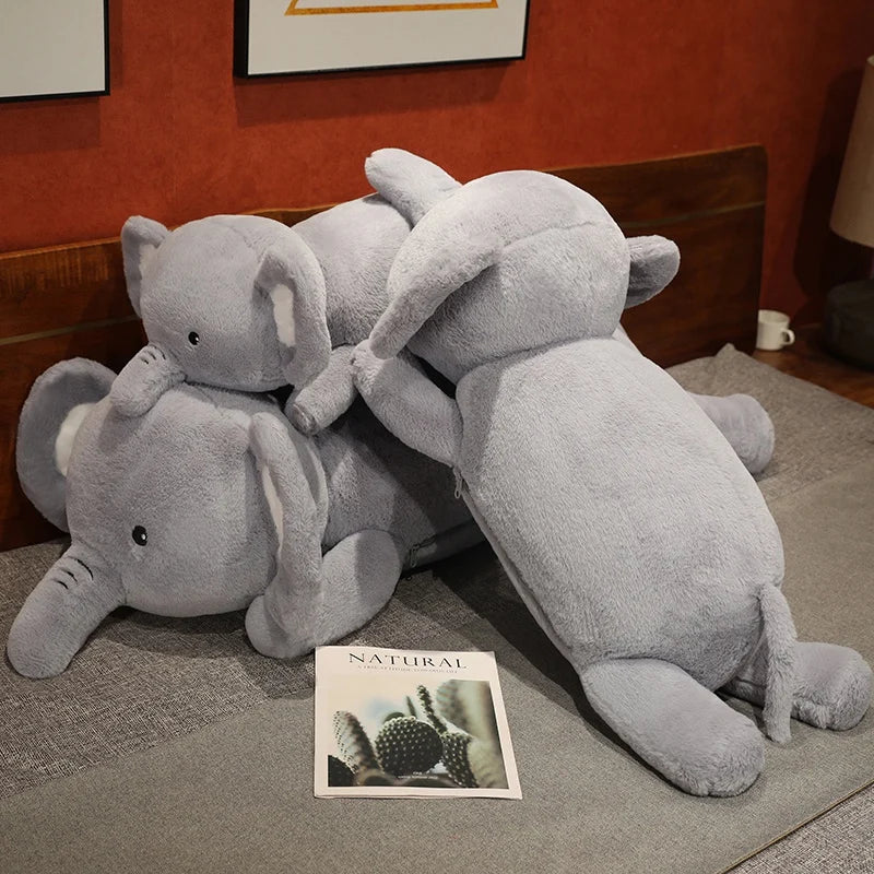 Giant Round Elephant Plush Doll | Cozy Home Decor Gift