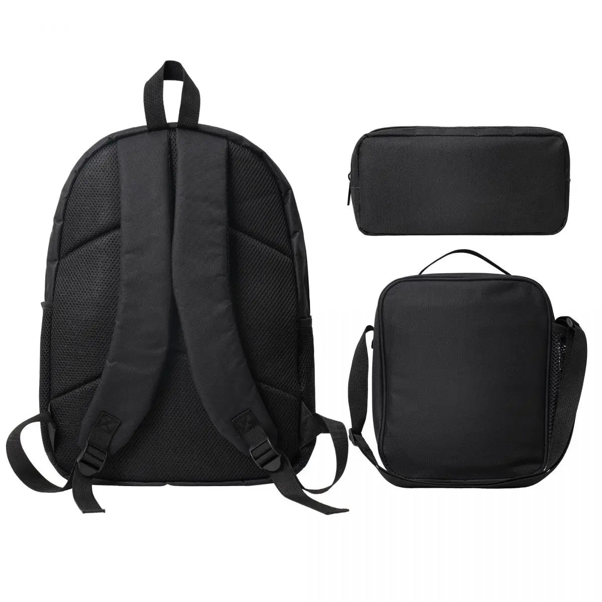 Stylish Black and White Gorilla Backpack Set for Teens | Versatile Bags