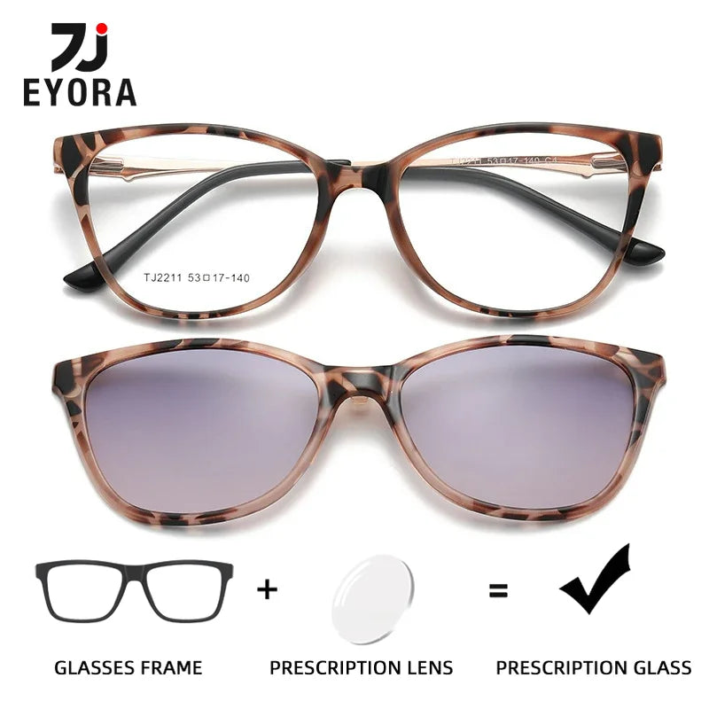 Multifunctional Cat Eye Polarized Sunglasses for Women | Customizable Lenses 2026