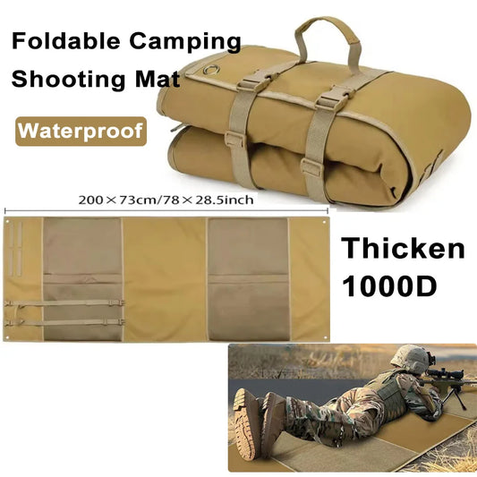 Colchoneta de tiro táctica impermeable | Almohadilla duradera para acampar al aire libre