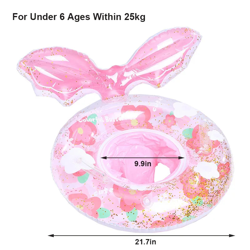 Inflatable Sunshade Swim Tube | Fun Pool Float for Summer