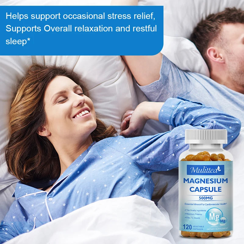 Magnesium Capsules for Joint & Heart Health | Relax & Sleep Better
