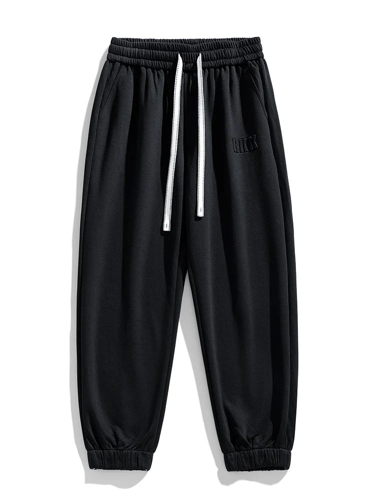 Big Size Men's Tapered Sweatpants | Comfortable Jogger Pants