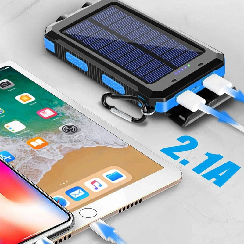 200000mAh Solar Power Bank | Fast Charging Portable Charger