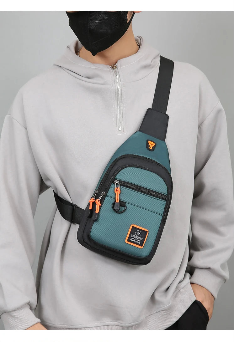 Men's Casual Sling Bag | Versatile Outdoor Chest Crossbody Pouch