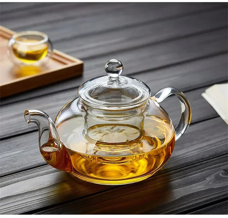 1000ML Heat Resistant Glass Tea Pot with Infuser | Elegant Tea Brewing