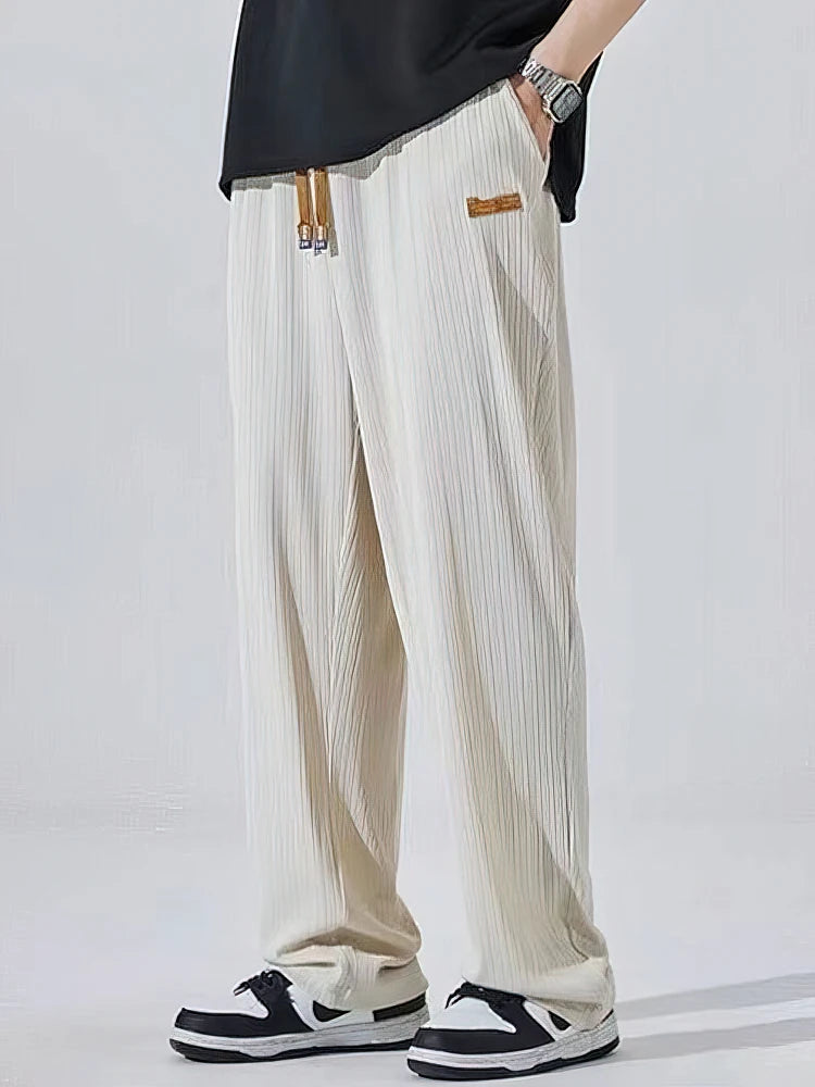 Lightweight Straight Casual Pants for Men | Perfect for Spring & Summer