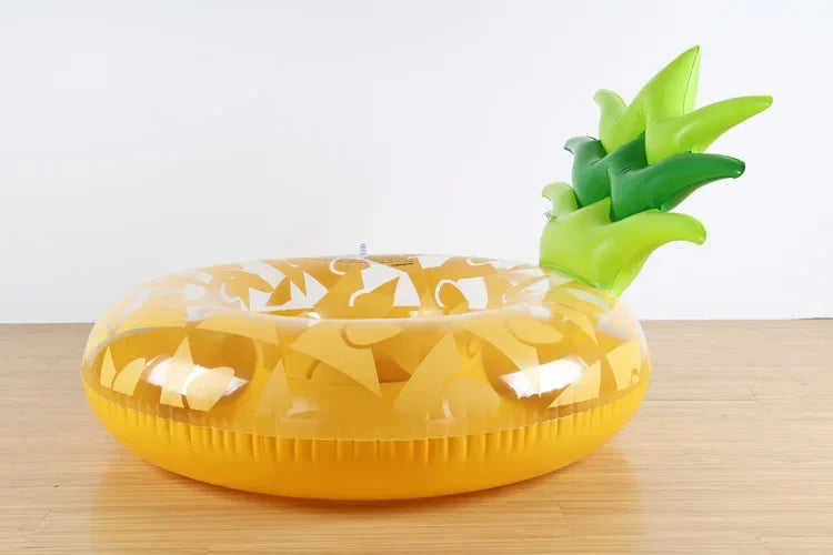 Inflatable Pineapple Watermelon Pool Float | Summer Fun Swim Ring