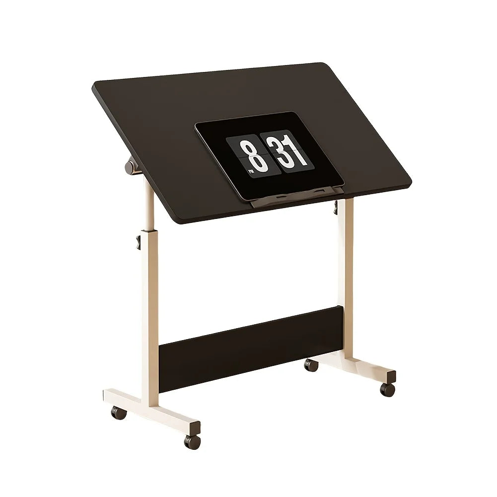 Adjustable Height Standing Desk with Lockable Wheels | Home Office