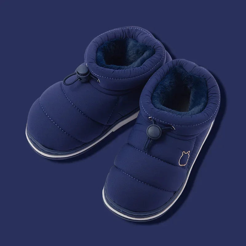Children's Winter Cartoon Snow Boots | Warm, Waterproof & Non-Slip