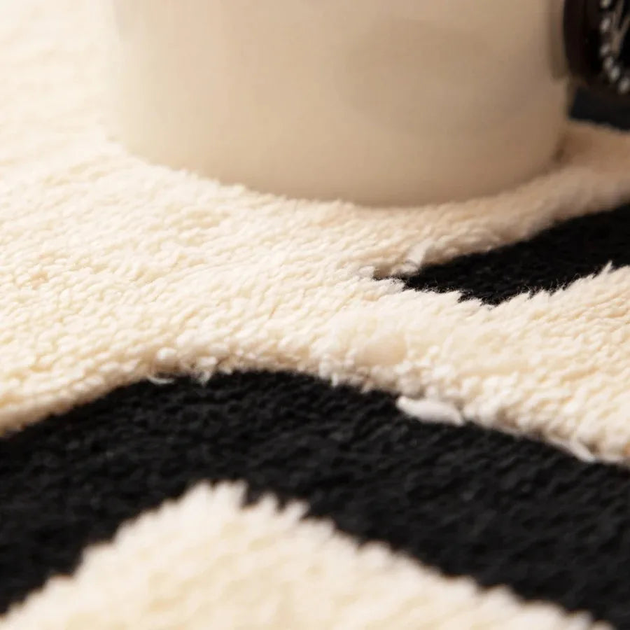 Bohemian Jacquard Fleece Sofa Towel | Cozy Blanket for Living Room