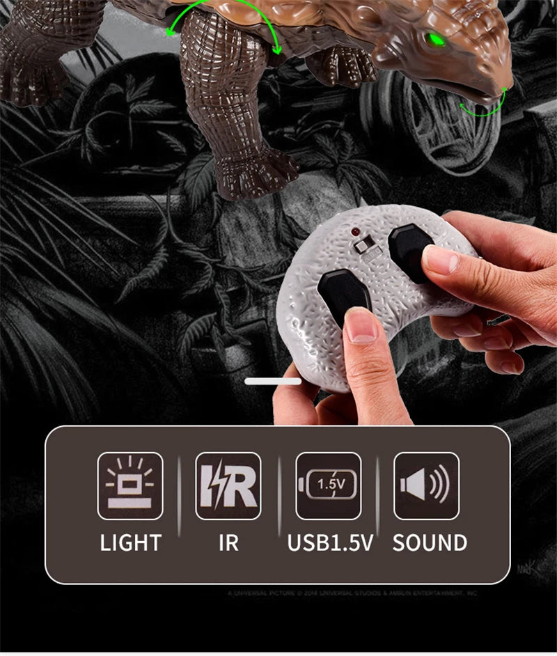 Remote Control Dinosaur Toy | Realistic Ankylosaurus Model