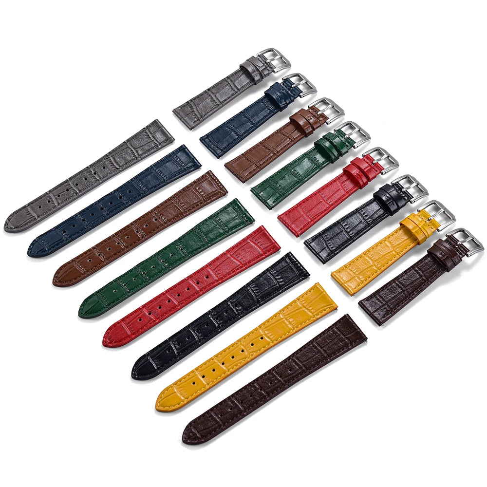 Quality Leather Watch Bands | Universal Slub Pattern Straps