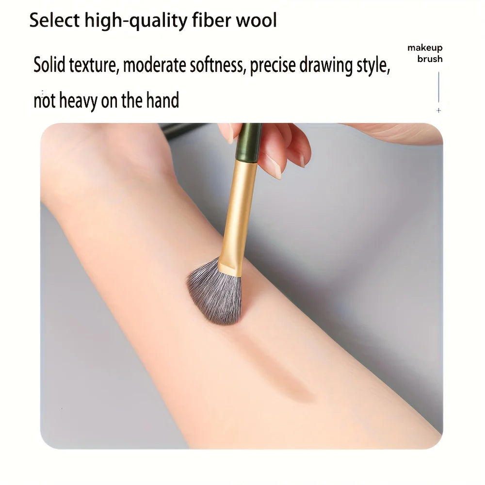 Advanced Half Fan Contour Brush | Precision Makeup Tool