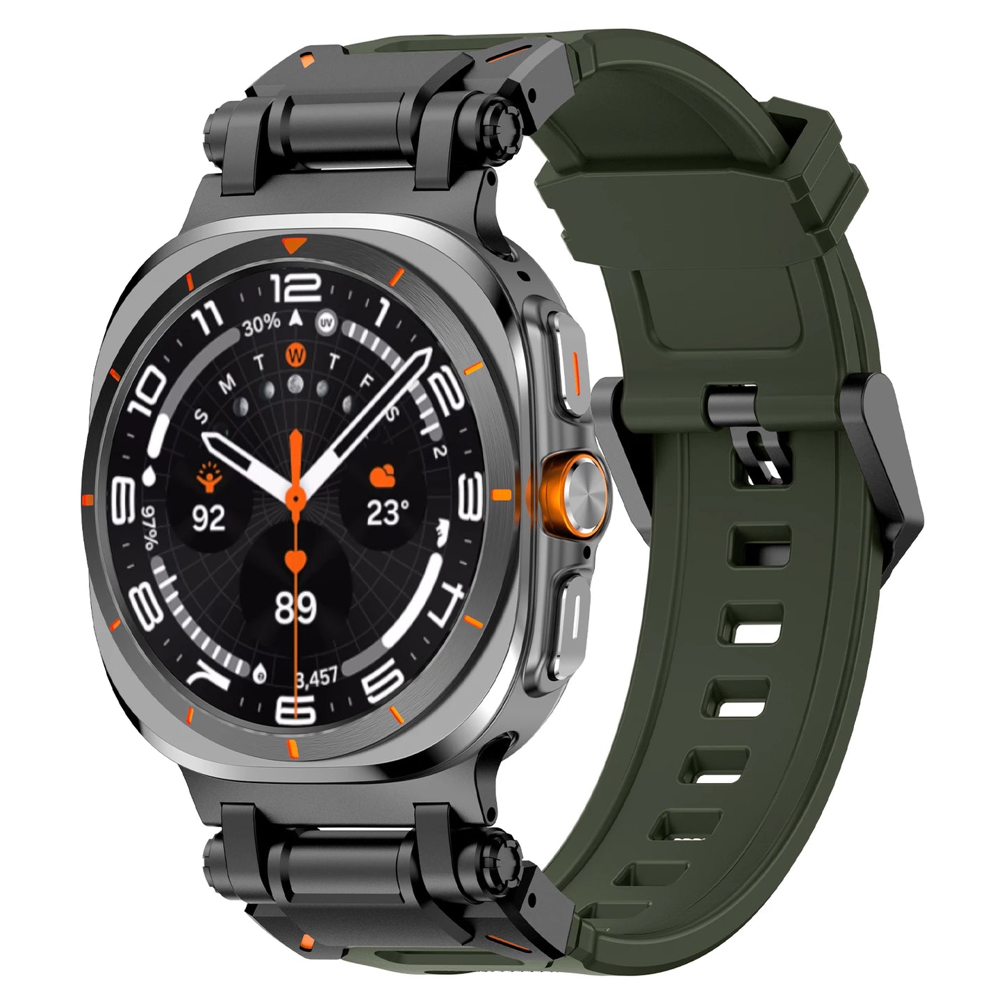 Luxury Rubber Strap for Galaxy Watches | Sporty & Comfortable Band