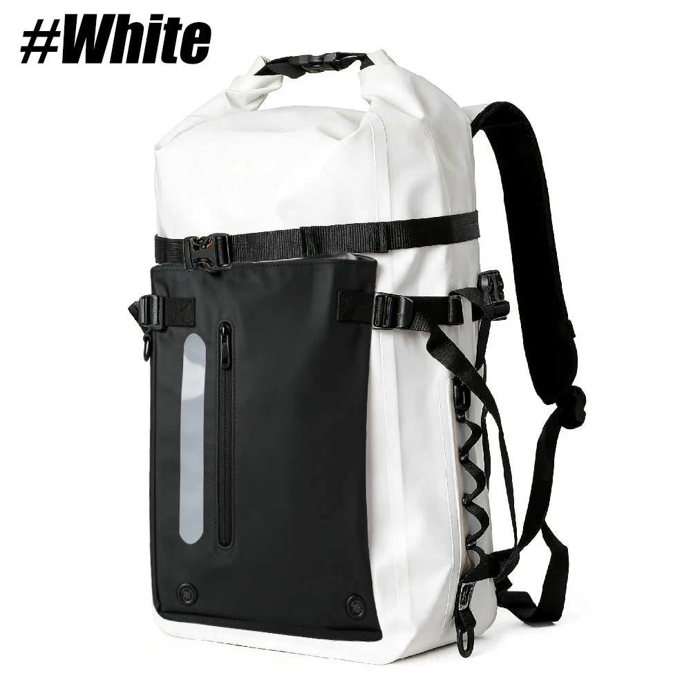 30L Waterproof Dry Backpack for Kayaking, Hiking & Camping