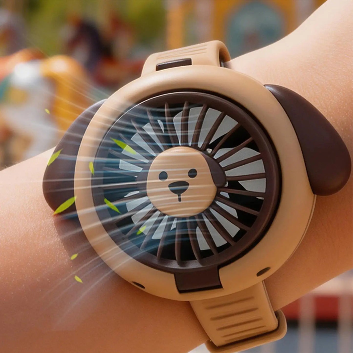 Wearable Portable Fan | 3 Speed Watch Shape Air Cooler