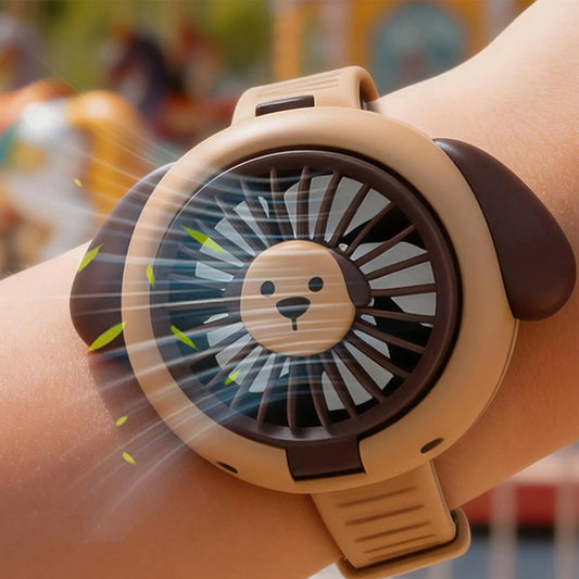 Wearable Portable Fan | 3 Speed Watch Shape Air Cooler