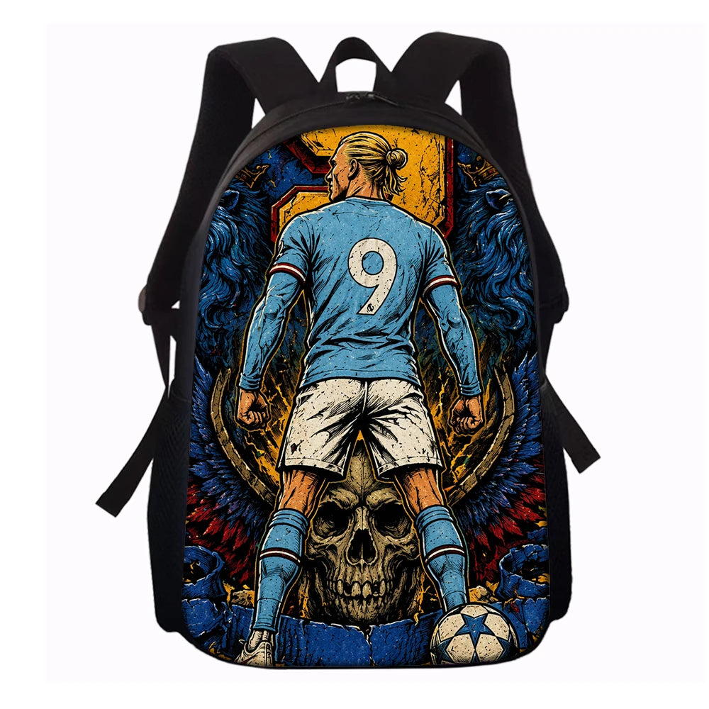 Large-Capacity Soccer Star Pattern Backpack Set | Perfect for Daily Use