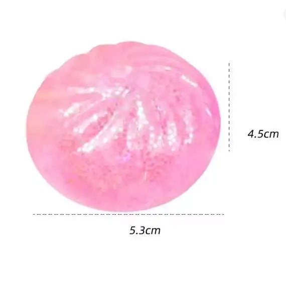 Dumpling Squishy Stress Ball | Soft Silicone Anti-Stress Toy