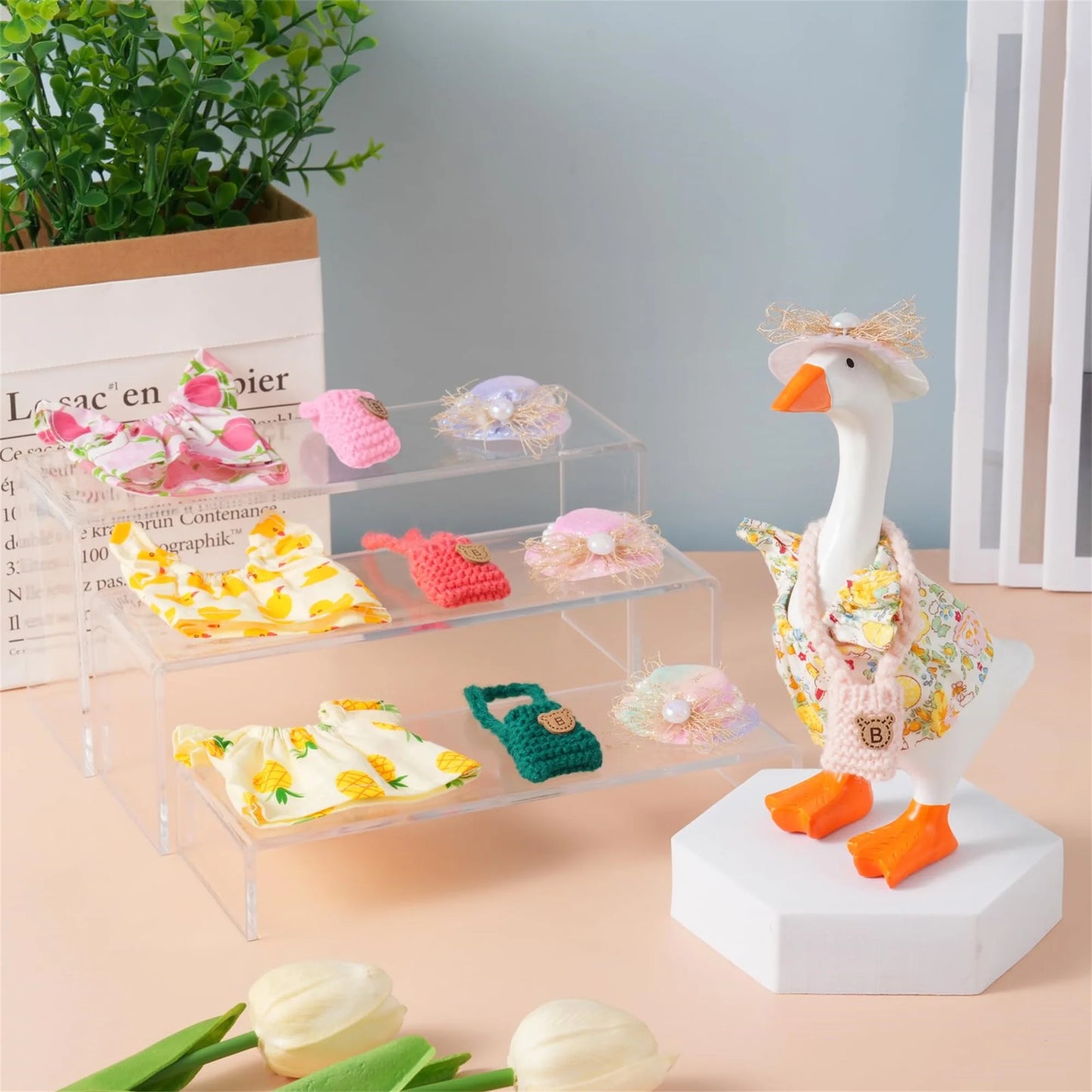 Adorable Mini Goose Wardrobe Set | Stylish Summer Attire & Accessories
