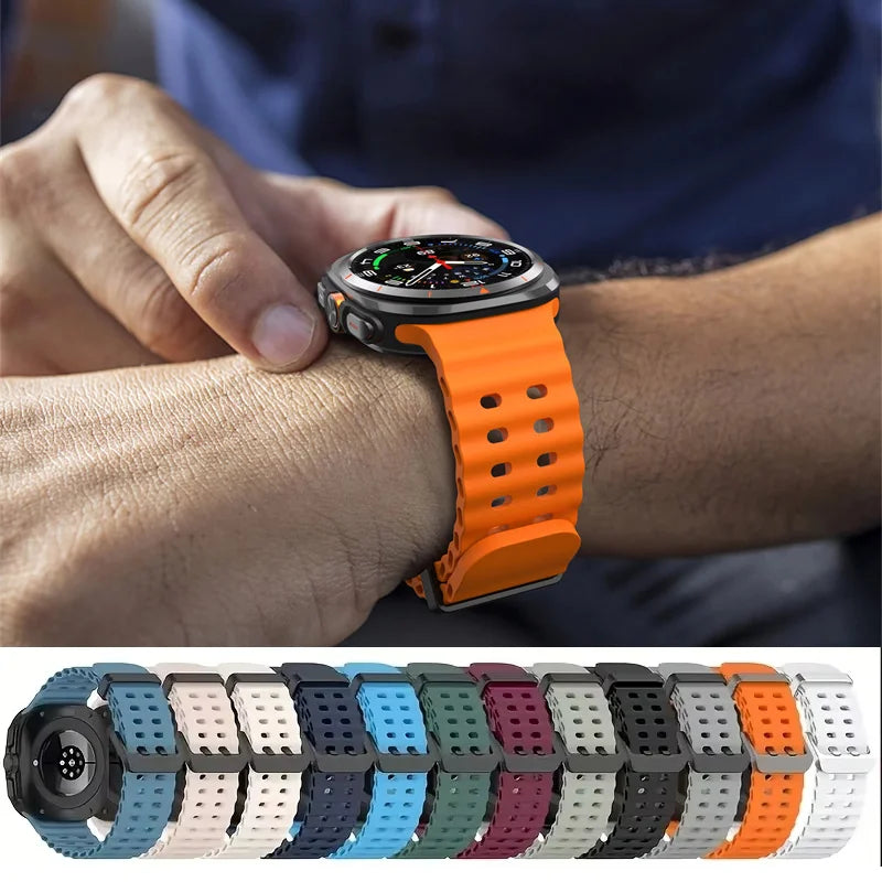Sport Band for Galaxy Watch 47mm | Stylish Silicone Bracelet